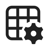 Table Settings SVG Icon